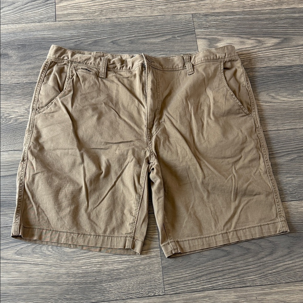 Arizona Jean Company Men's Tan Flat Front Shorts